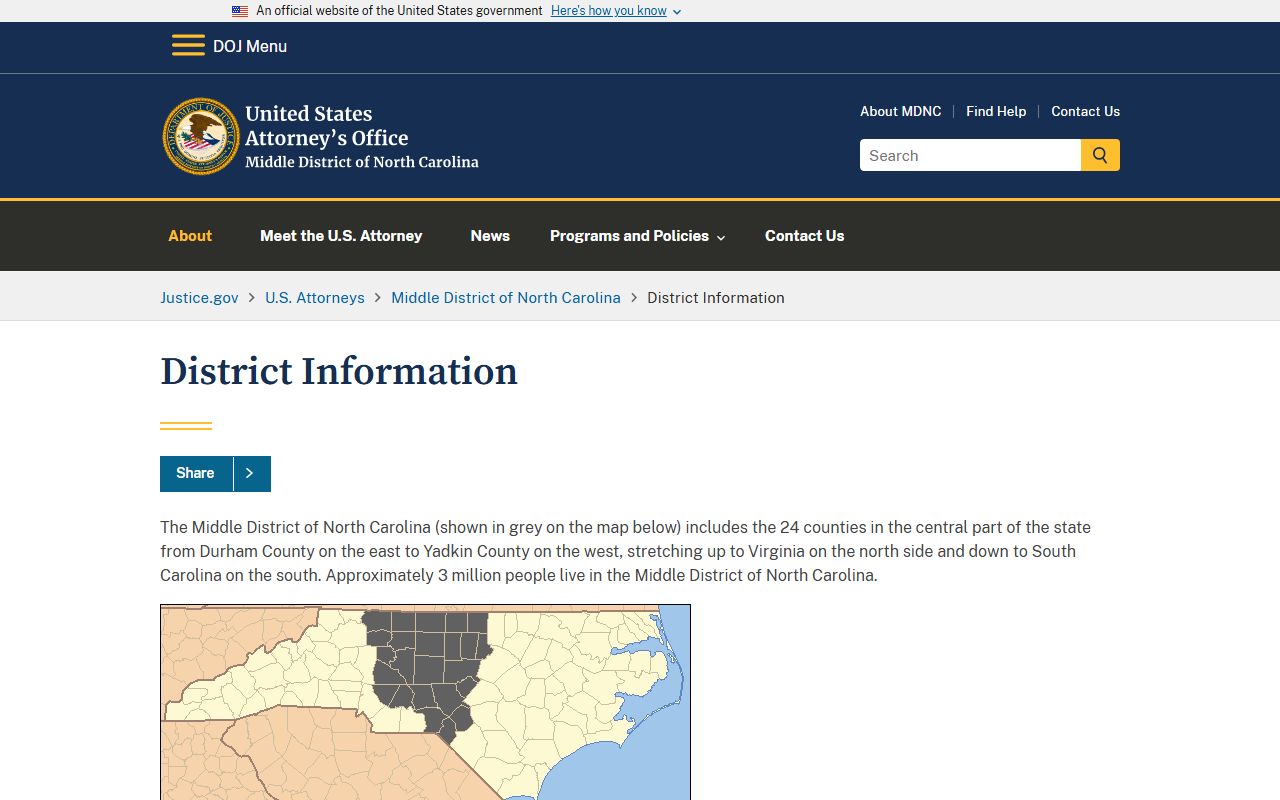 Randolph County Clerk of Superior Court records federal district source distinction