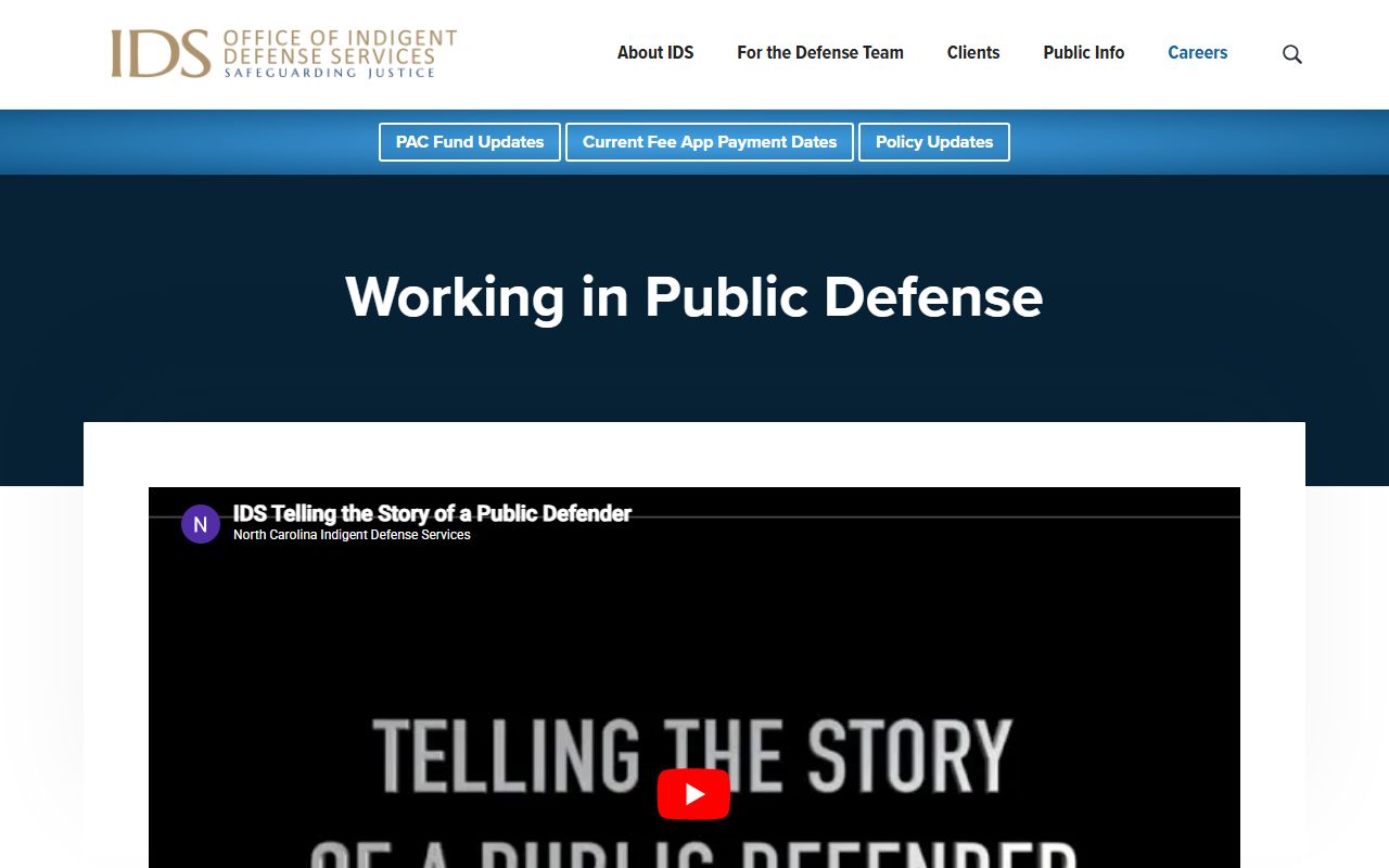 Randolph County charge records NC IDS public defense source