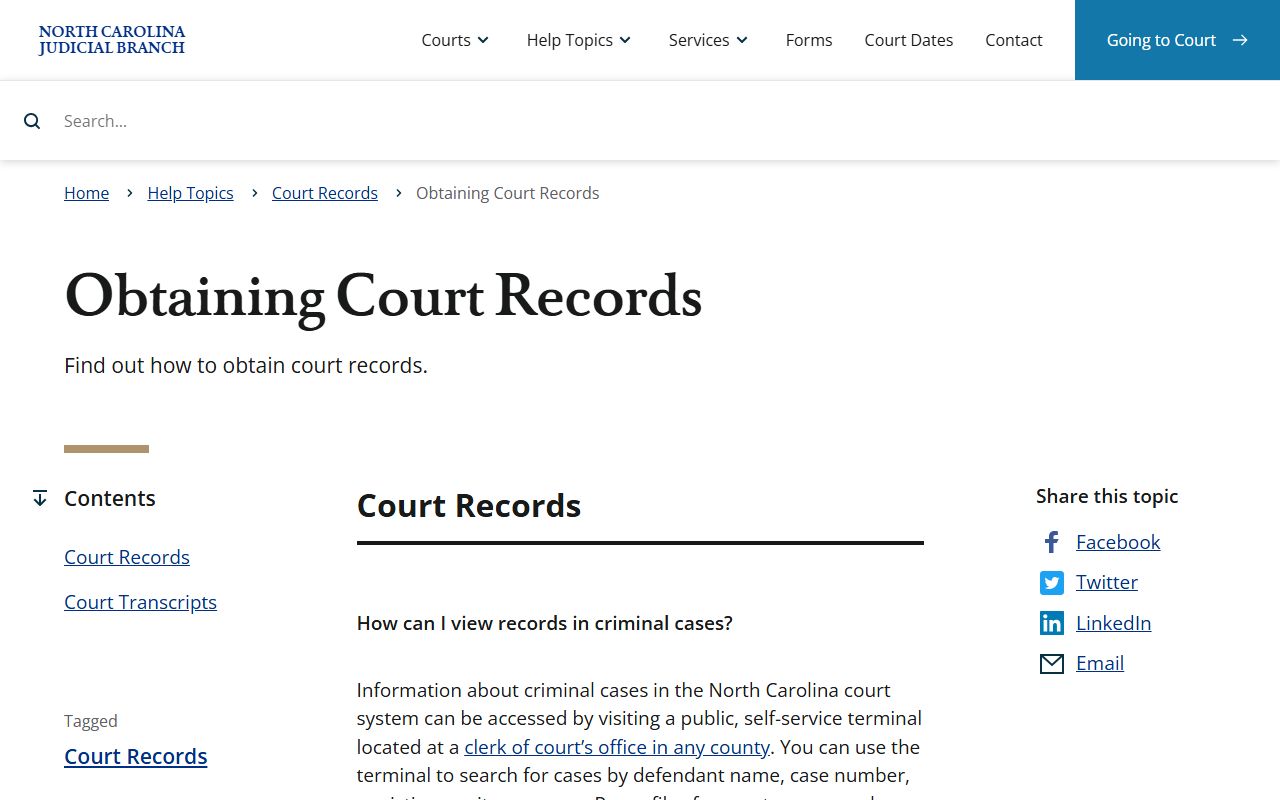 Randolph County court records guidance for civil criminal estates and divorce files