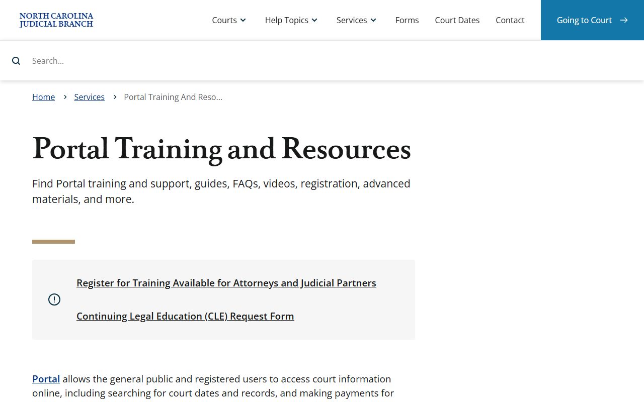 Randolph County court records Portal training and Smart Search fields