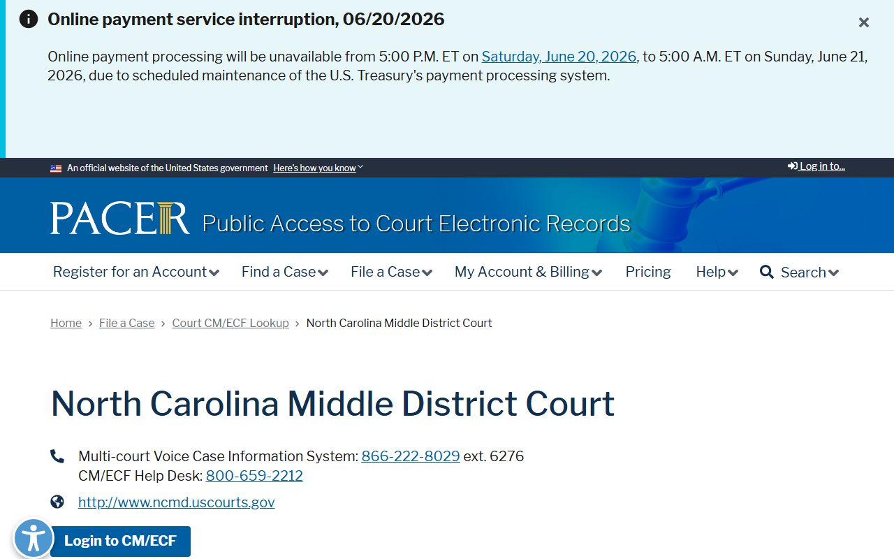 Randolph County Superior Court records PACER federal lookup source
